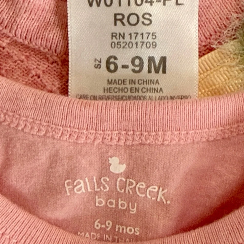 Girl 6-9 Month 4 Piece Long Sleeve Bundle